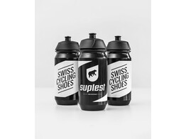 suplest Bidon Bear Logo Black  Waterbottle 