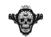 AMS Mud Guard - Grey/Skull