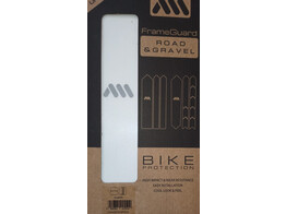 AMS Frame Guard Gravel/Road EXTRA XL Clear/Silver