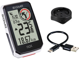 SIGMA ROX 2.0 GPS White  standaard mount   USB-C 
