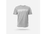 suplest T-Shirt - Logo - heather grey -M