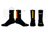 DEFEET AIREATOR 5  BELGIUM FLAG BLACK M 40-42
