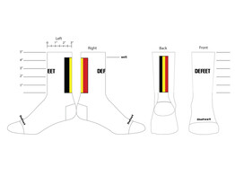DEFEET AIREATOR 5  BELGIUM FLAG WHITE L 43-45